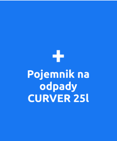 + Pojemnik na odpady   CURVER 25l